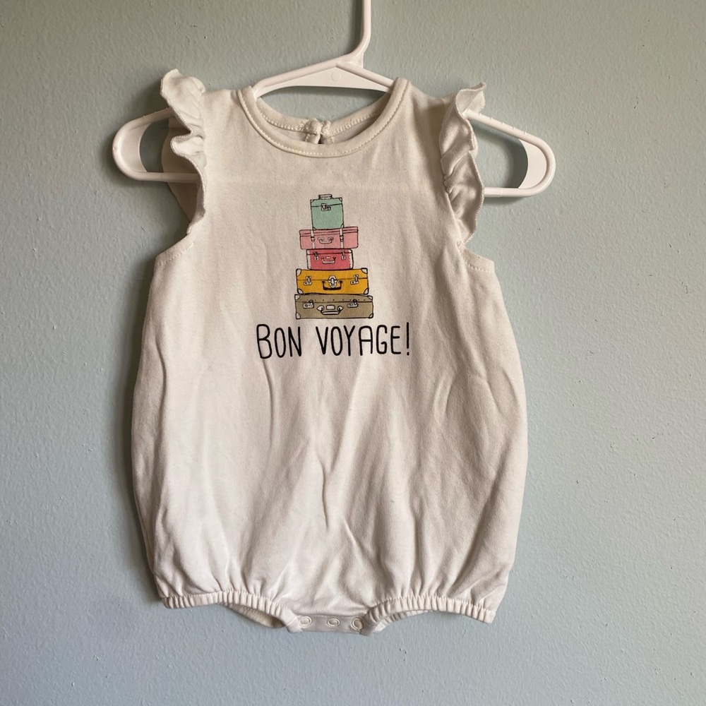 Indigo baby romper